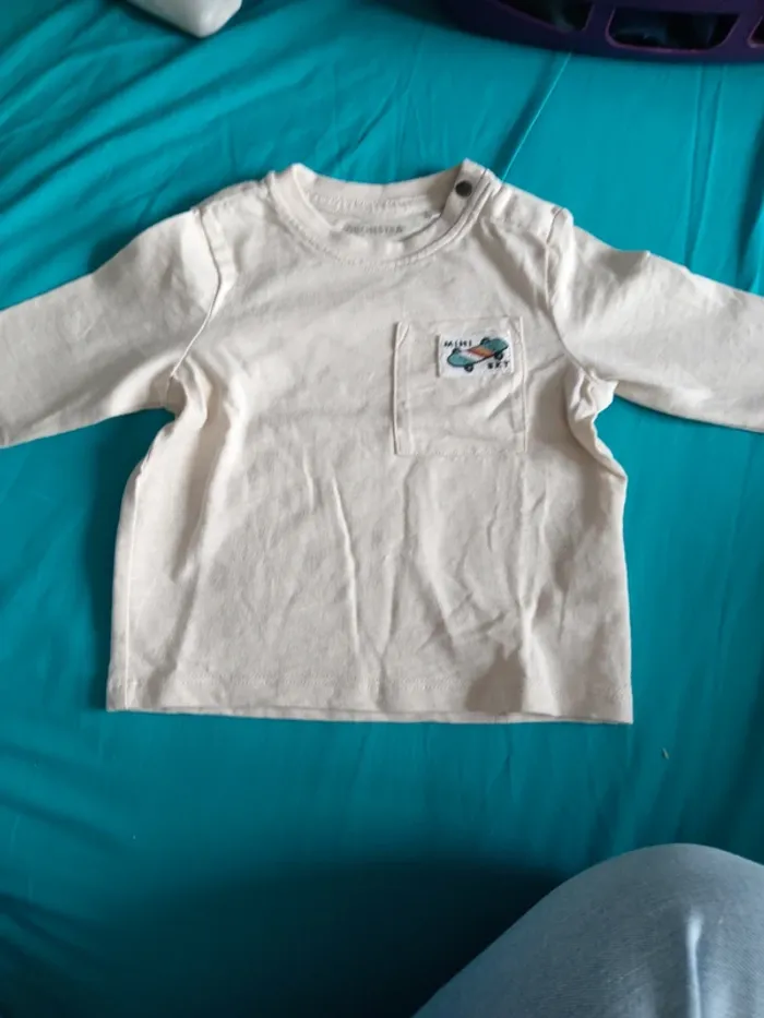 T shirt manche longue 3 mois