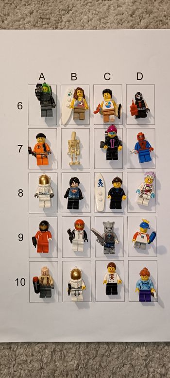 Figurine lego vendu a l'unité 