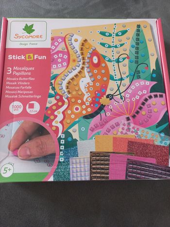 Mosaïques papillon sycomore stick&fun