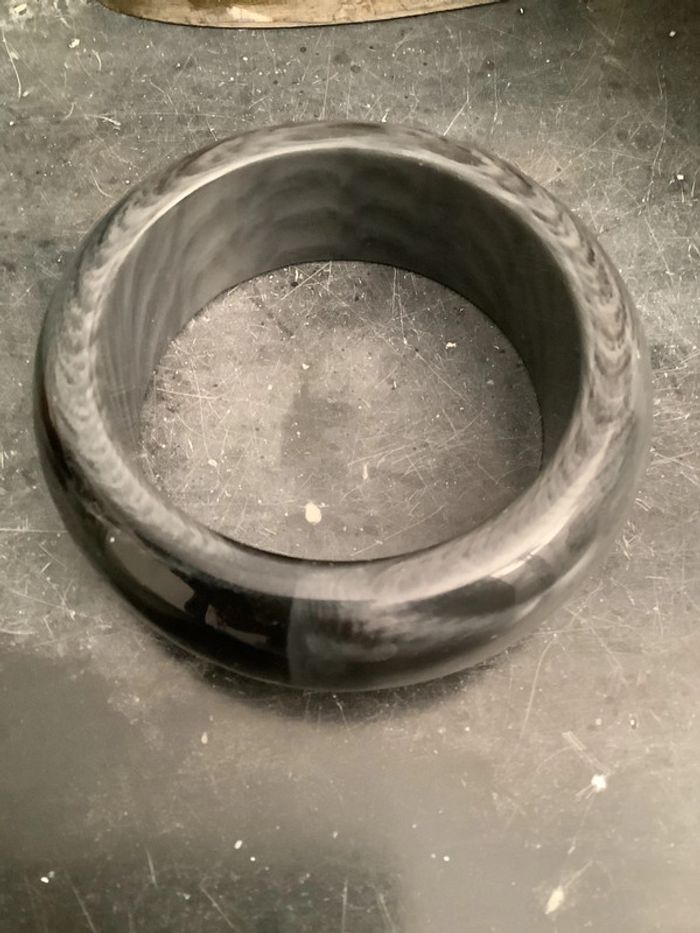 Bracelet résine veiné neuf sans étiquette - photo numéro 3