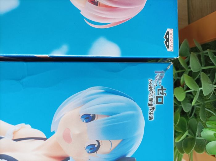 Lot 2 figurines Rem et Ram Re Zero banpresto celestial vivi Bandai - photo numéro 7