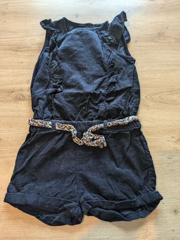 Combi short bleu foncé