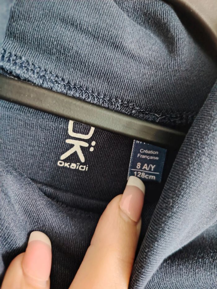 Sous-pull Okaïdi 8 ans bleu marine - photo numéro 3
