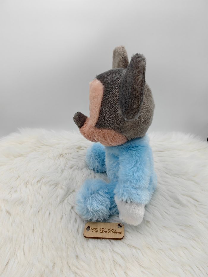 Doudou Peluche Hochet Mickey Bleu ciel Disney - photo numéro 4
