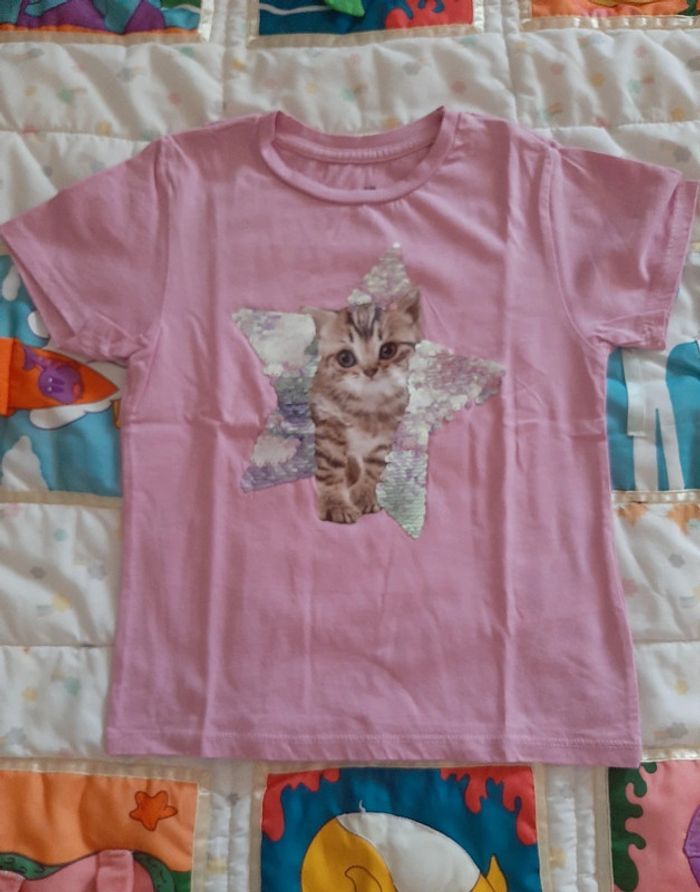 T shirt chat h&m - photo numéro 1