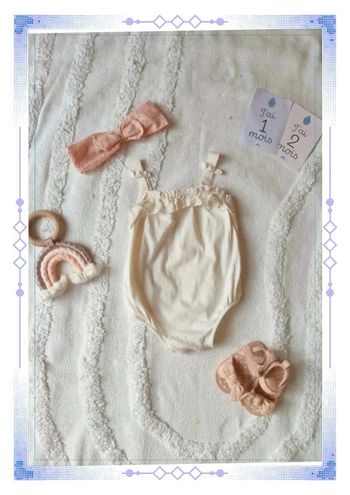 Body barboteuse fille 12 mois