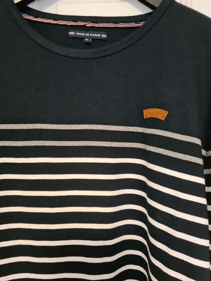 Tee-shirt manches longues XL terre de marins - photo numéro 2
