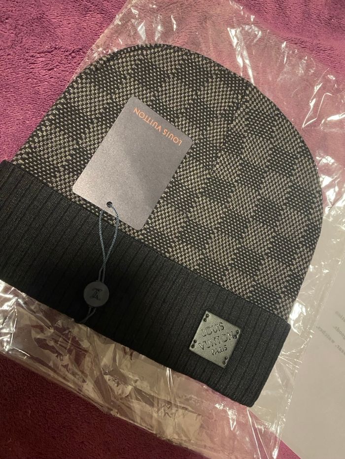 Bonnet L V Noir - photo numéro 2