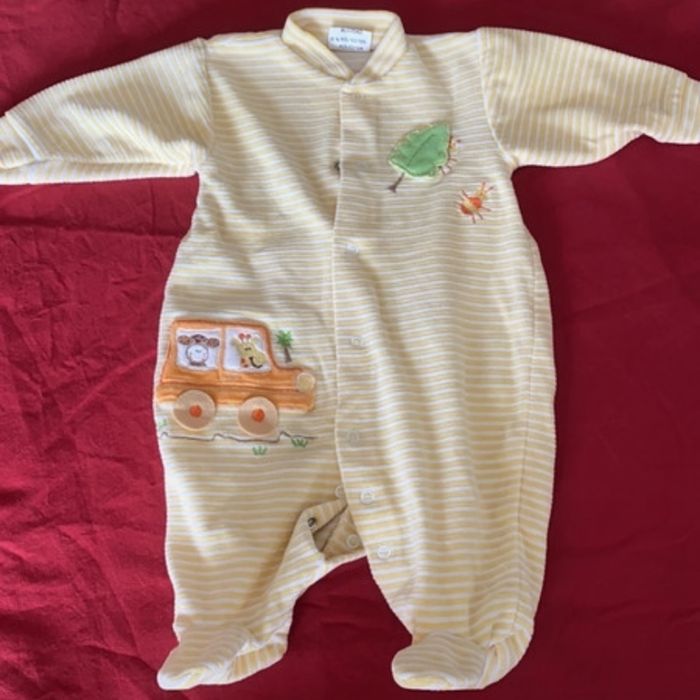Pyjama jaune 3 mois