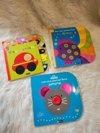 Lot "mon tout premier livre" à toucher
