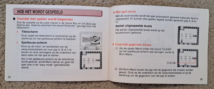 🎮 Notice Super Mario Land 2 Nintendo Gameboy GB - photo numéro 4