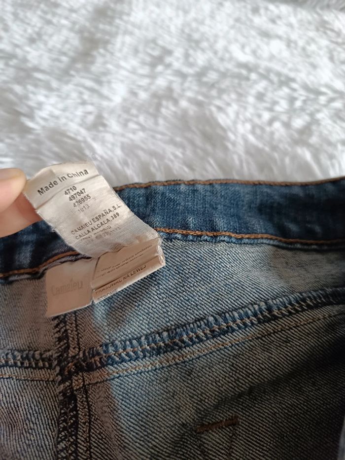 Short en jean mid waist T. 44 Camaïeu - photo numéro 12