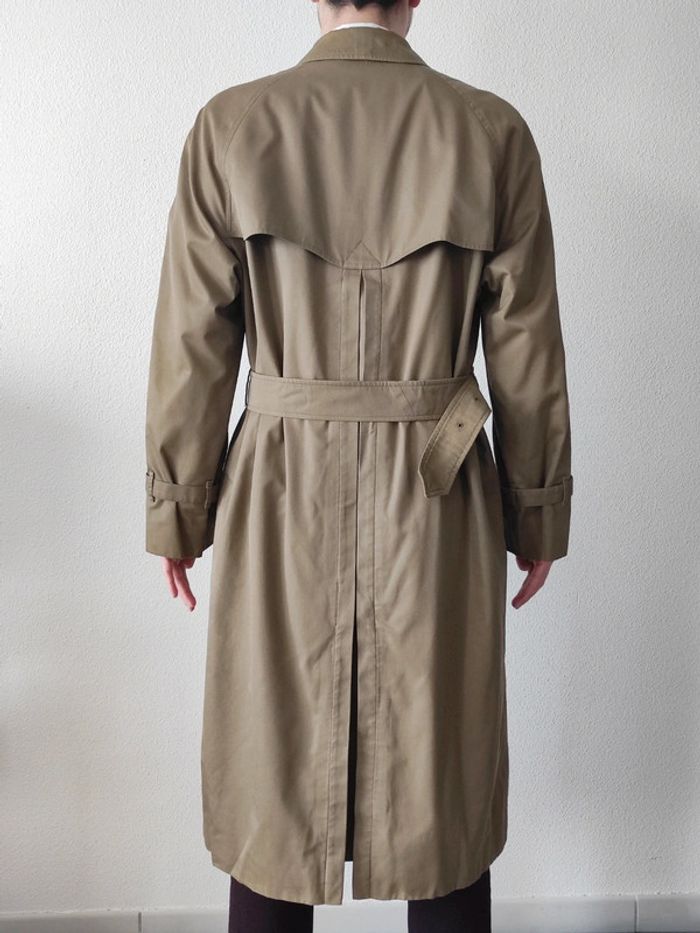 Manteau long trench kaki vintage / Burberry - 42/XL à 44/XXL - photo numéro 5