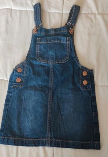 Jupe salopette jean Kiabi 3 ans