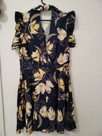 Combi à fleurs dos ouvert