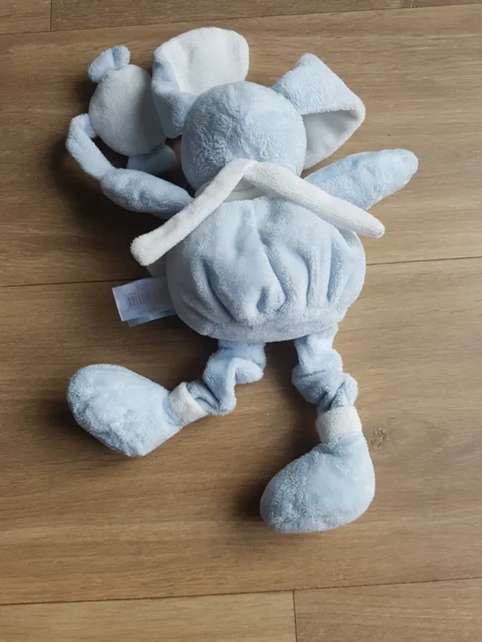 Peluche lapin Baby Nat' - photo numéro 5