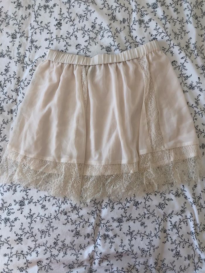 Jupe crème 38
