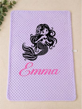 Couvertures personnalisées sirène 