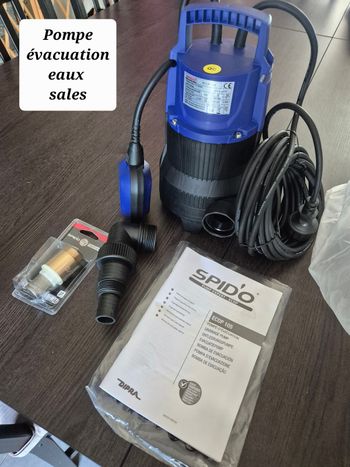 Pompe évacuation eaux sales - Spido