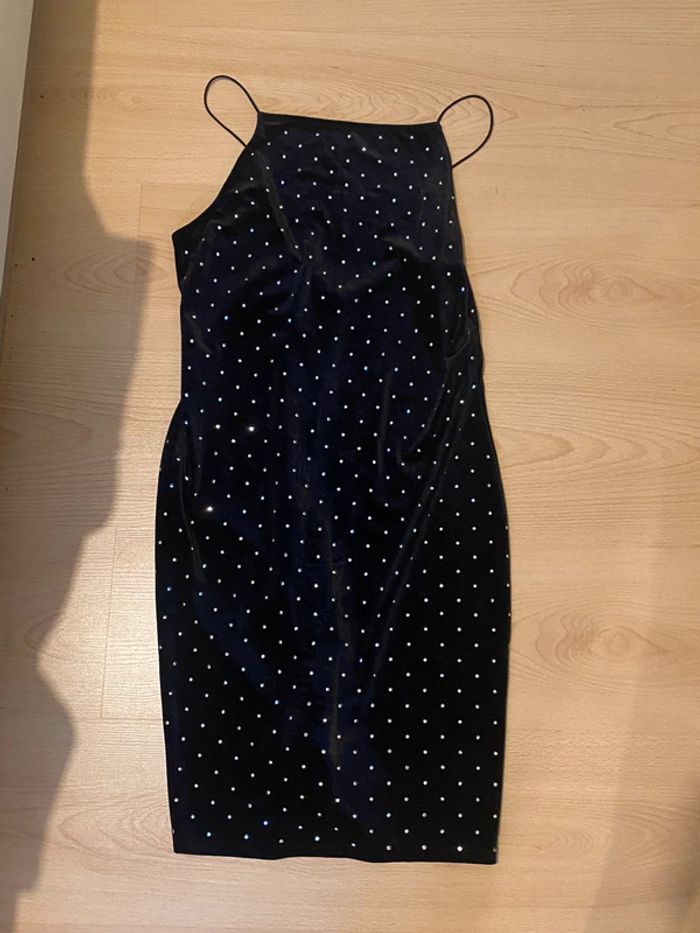 robe noir à stras - photo numéro 3