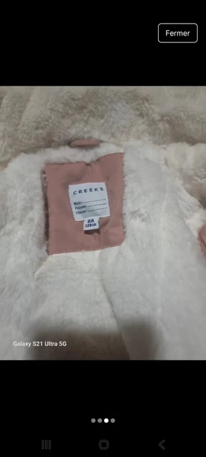 Manteau fourré creeks - photo numéro 3