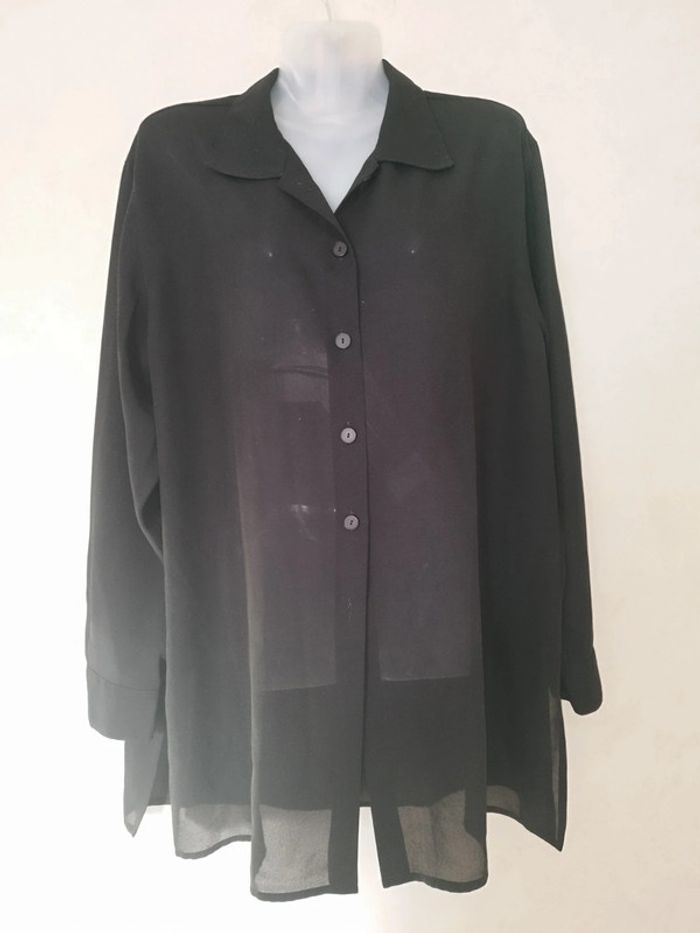 Chemise noire femme