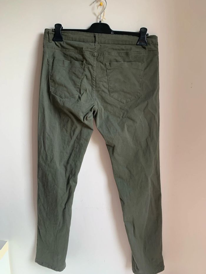 Pantalon kiabi kaki slim - photo numéro 3