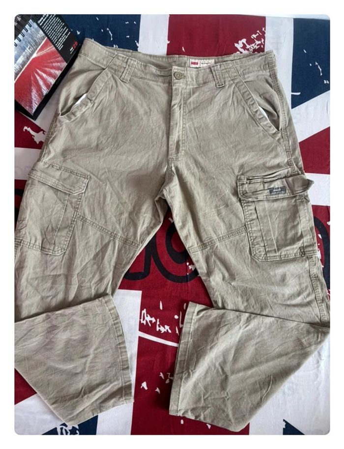 Pantalon cargo Wrangler taille 46 marron clair/ beige crème - photo numéro 5