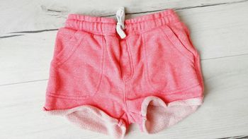 Vêtement fille short rose Tissaia 6 ans