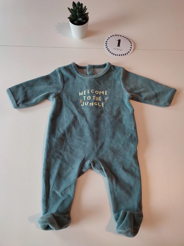 Lot de 2 Pyjamas Vertbaudet - 1 Mois (54 cm) - photo numéro 2