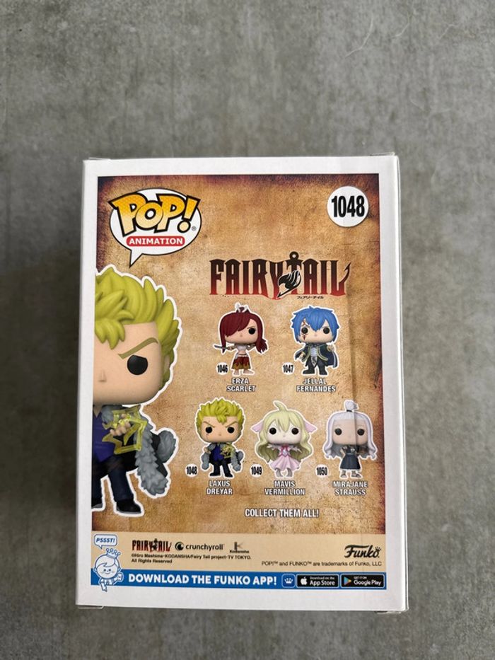 Figurine Funko Pop Fairy Tail FairyTail 1048 Laxus Dreyar - photo numéro 2