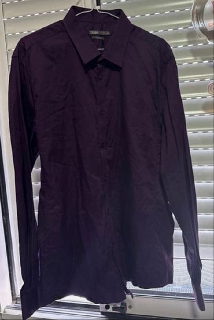 Chemise Jules violet très bonne état - photo numéro 2