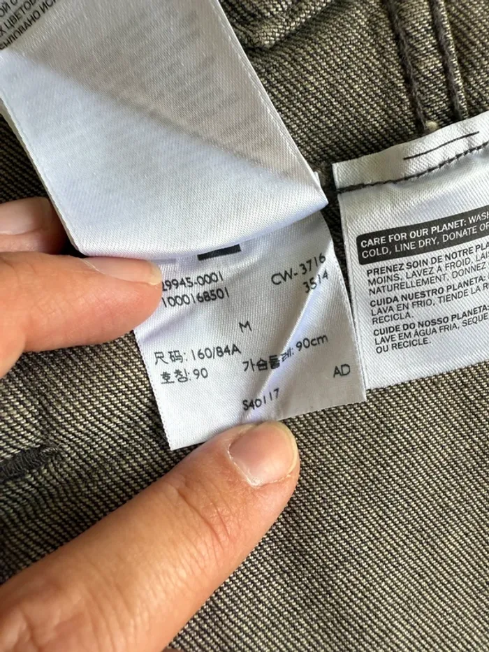 Veste en jean gris Levi’s taille M - photo numéro 8