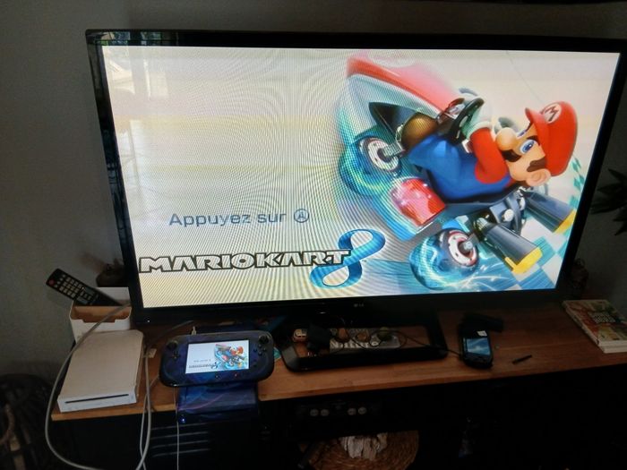 Wii u mario kart 8 inclus +splatoon+gamepad+câbles - photo numéro 6