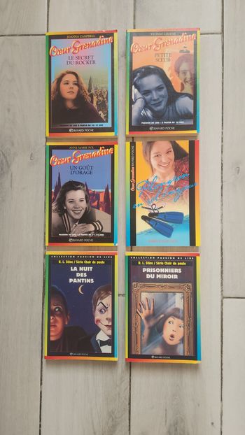 Lot de 6 livres pour enfants. 