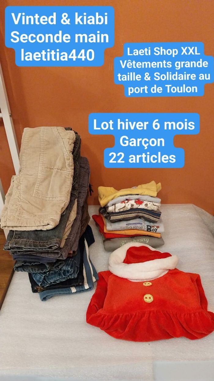 Lot hiver 6 mois garçon