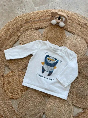 T-shirt manches longues 6 mois