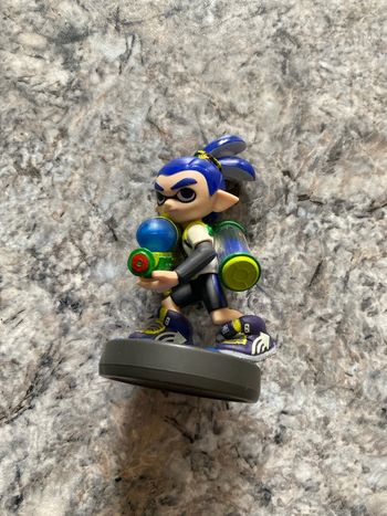 amiibo inkling boy bleu Splatoon