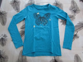 T-shirt fille Papillon Gémo 12 ans