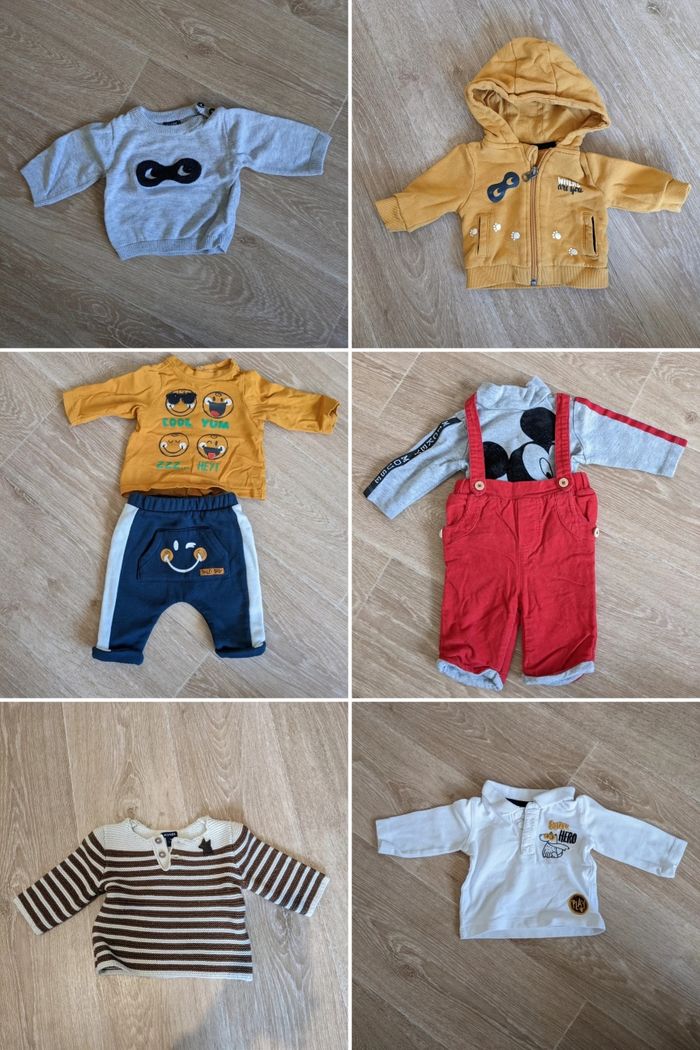 Lot de vêtements bébé garçon 1 mois