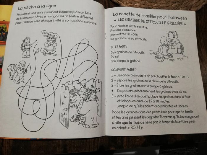 Cahier d'activités franklin joyeux Halloween - photo numéro 4