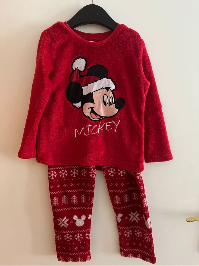 Pyjama Mickey Noël 3 ans