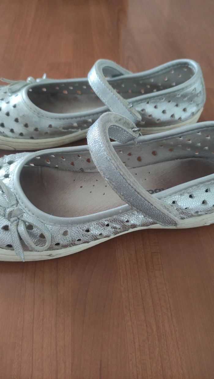 Ballerines ajourées grises Verbaudet pointure 34 - photo numéro 8