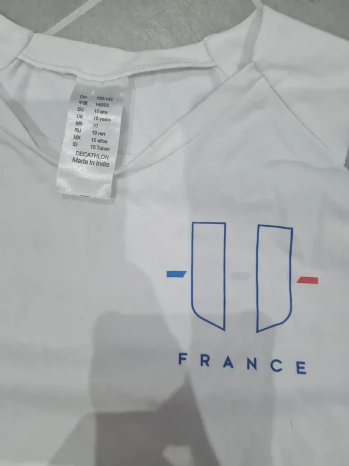 Tee shirt France 10ans - photo numéro 2