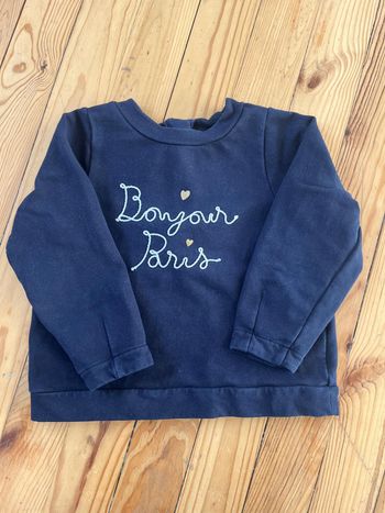 Sweat marine Jacadi 4 ans