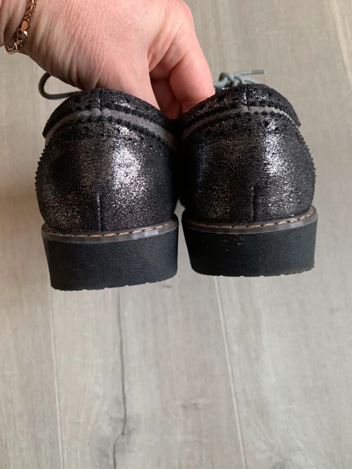 Chaussures Richelieu argentées 41 - photo numéro 5