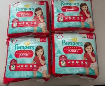 116 couches culottes Pampers premium taille 5