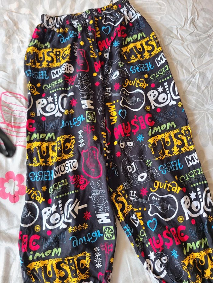 Pantalon léger motifs 12 ans fille - photo numéro 2