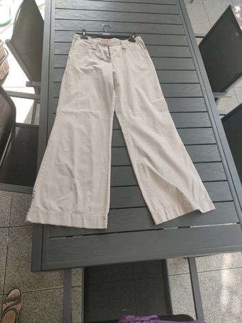 pantalon large taille haute Manoukian 38 40