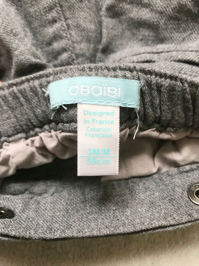 Short gris chiné 3mois (Obaïbi) - photo numéro 4